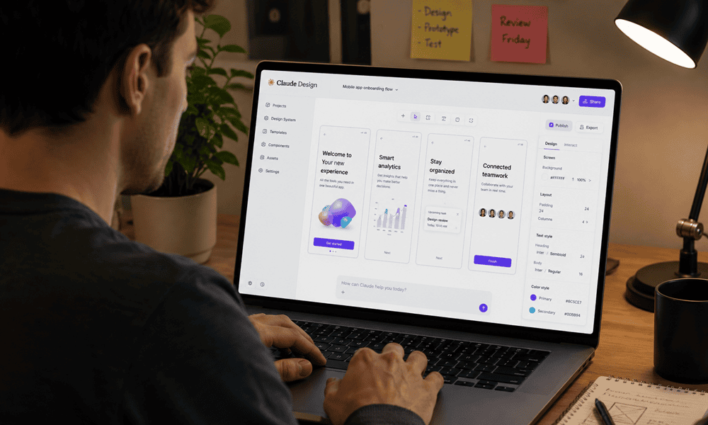 A Claude Design is a standalone product of Anthropic Labs, not a chat function.